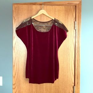 Dressy maternity blouse